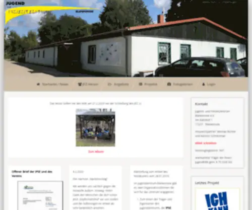JFzweb.de(Und Freizeitzentrum Blankensee Herzlich Willkommen) Screenshot