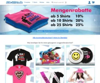 Jga-Shirts.de(So wird der Junggesellenabschied bzw. Junggesellinnenabschied unvergesslich) Screenshot