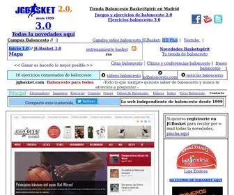 Jgbasket.com(Baloncesto para Entrenadores) Screenshot