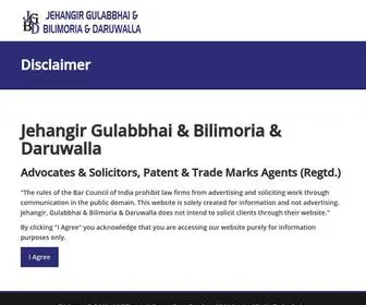 JGBD.in(Jehangir Gulabbhai & Bilimoria & Daruwalla) Screenshot