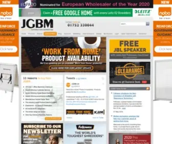 JGBM.co.uk(Office Equipment Suppliers to the Office Equipment and IT Channel) Screenshot