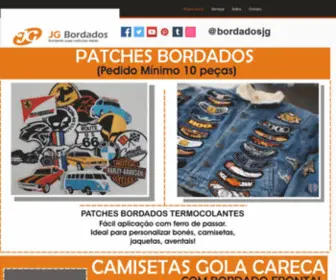 Jgbordados.com(Página inicial) Screenshot