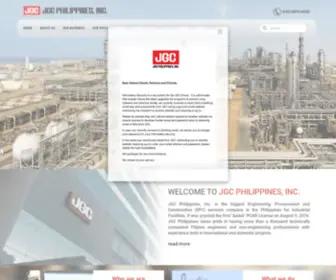 JGC.com.ph(Expect the best from one of the top engineering firms—JGC) Screenshot