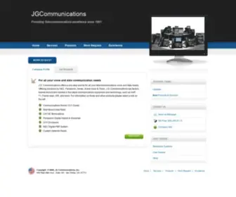 Jgcomm.net(JG Communications) Screenshot