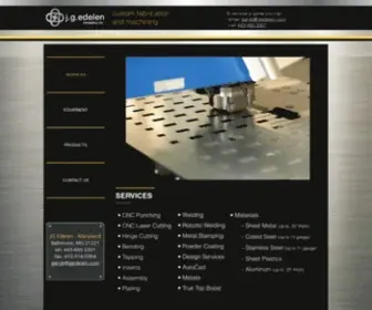 Jgedelenmfg.com(JG Edelen) Screenshot