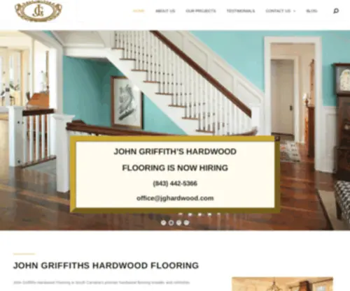 Jghardwood.com(John Griffiths Hardwood Flooring) Screenshot