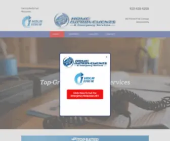 Jghomeimprovements.com(Water Damage Restoration Appleton WI) Screenshot