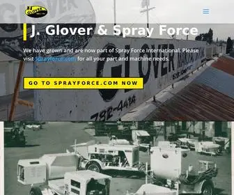 Jglover.com(J Glover Pumps and Mixers) Screenshot