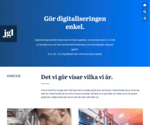 JGL.se(Digitalisering, e-handel och kommunikation) Screenshot