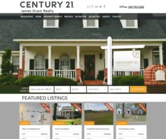 Jgrantrealty.com(Homes & MLS Real Estate Listings For Sale in Dothan Alabama) Screenshot