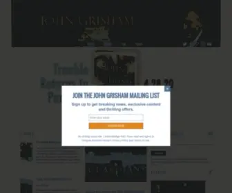 Jgrisham.com(John Grisham) Screenshot