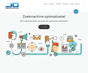 Jgwebmarketing.nl(Full Service Online Marketing Bureau) Screenshot