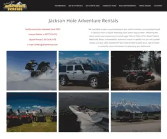 Jhadventure.com(Jackson Hole Adventure Rentals) Screenshot