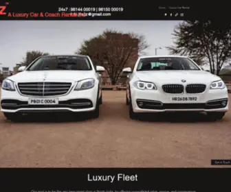 Jhajjz.in(A Luxury Car and Coach Rental Co) Screenshot