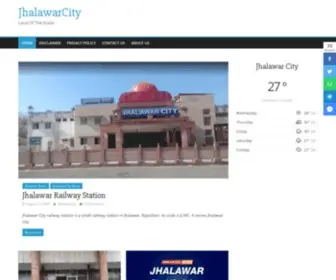 Jhalawarcity.com(JhalawarCity-The Land Of Jhalas) Screenshot