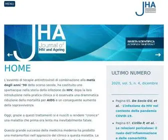 Jhamagazine.net(Journal of HIV and Ageing) Screenshot