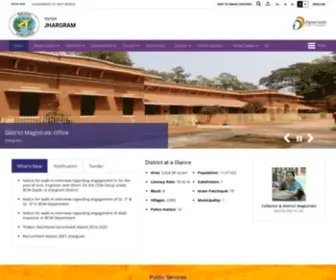 Jhargram.gov.in(Jhargram District) Screenshot