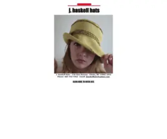 Jhaskellhats.com(Jhaskellhats) Screenshot