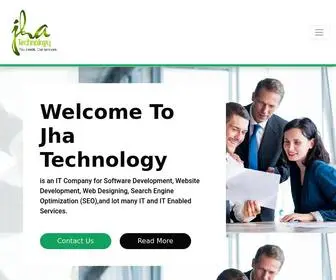 Jhatechnology.com(Jha Technology Pvt) Screenshot