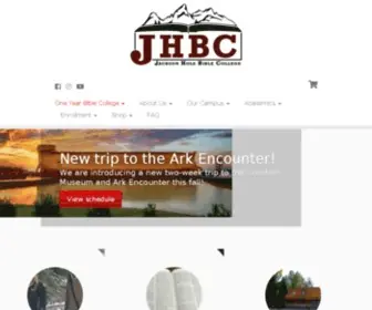 JHBC.edu(Jackson Hole Bible College) Screenshot