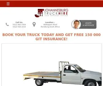 JHBtruckhire.co.za(Johannesburg Truck Hire) Screenshot