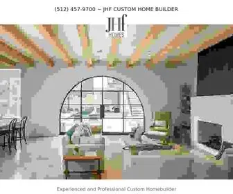 JHfhomes.com(Custom Homebuilder) Screenshot