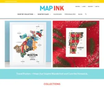 Jhilldesign.com(Modern Map Posters by Map Ink) Screenshot