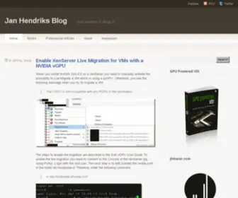 Jhmeier.com(Jan Hendriks Blog) Screenshot