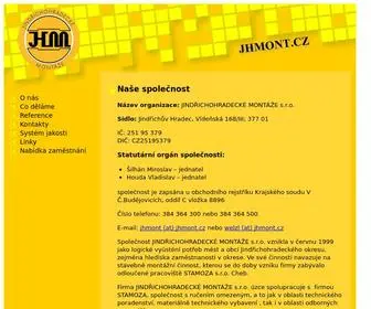 Jhmont.cz(JINDŘICHOHRADECKÉ) Screenshot