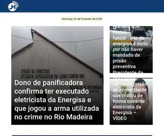 Jhnoticias.com.br(JORNAL DE HOJE) Screenshot
