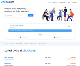 Jhoby.com(Jobs in Dubai) Screenshot