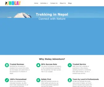 Jholay.com(Trekking in Nepal) Screenshot