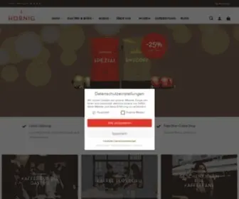 Jhornig.com(Kaffee online kaufen) Screenshot