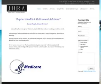 Jhradvisors.com(Jupiter Health and Retirement Advisors) Screenshot