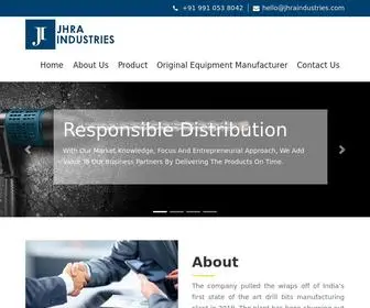 Jhraindustries.com(Jhra Industries) Screenshot