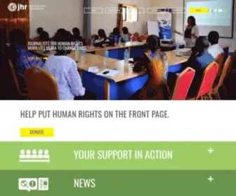 JHR.ca(Journalists for Human Rights (JHR)) Screenshot