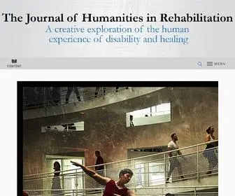 Jhrehab.org(A creative exploration of the human experience of disability and healing) Screenshot