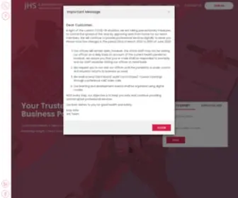 Jhsassociates.in(JHS) Screenshot