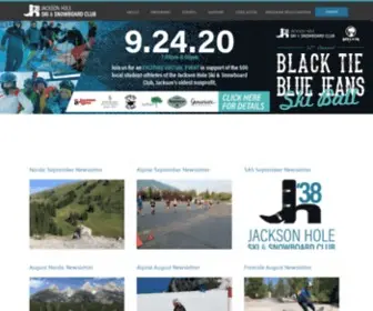 JHskiclub.org(Jackson Hole Ski & Snowboard Club) Screenshot