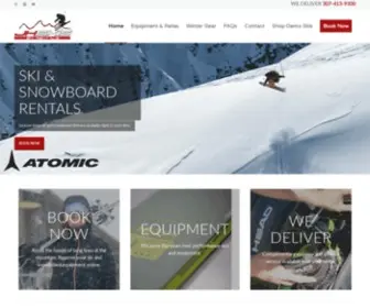 JHskis.com(Jackson Hole Ski Rentals and Delivery) Screenshot