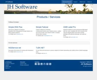 Jhsoft.com(JH Software) Screenshot