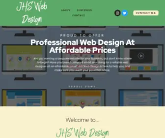 JHswebdesign.co.uk(JHS Web Design) Screenshot