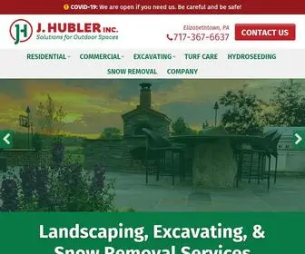 Jhubler.com(Far from your typical landscaper) Screenshot