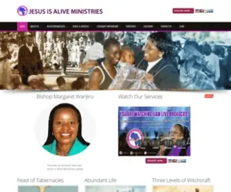 Jiam.org(Jesus Is Alive Ministries) Screenshot