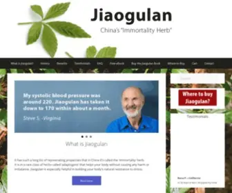 Jiaogulan.net(Jiaogulan) Screenshot