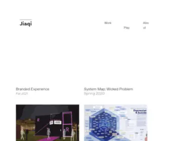 Jiaqiw.space(Jiaqi Wang's Space) Screenshot