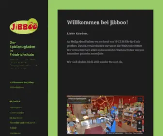 Jibboo.de(Der Spielzeugladen in Friedrichshain) Screenshot