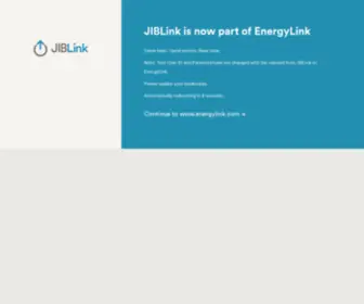 Jiblink.com(JIBLink is now part of EnergyLink) Screenshot