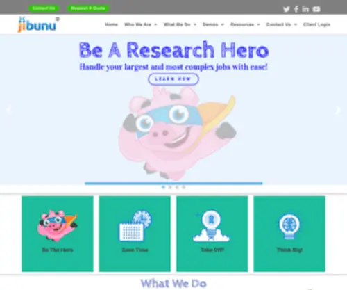 Jibunu.com(Online Survey Programming Company) Screenshot