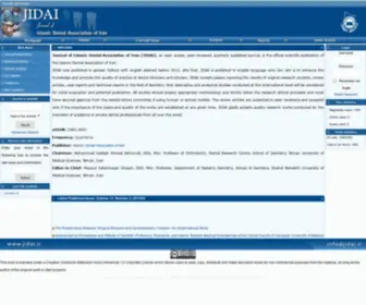 Jidai.ir(Journal of Islamic Dental Association of Iran) Screenshot